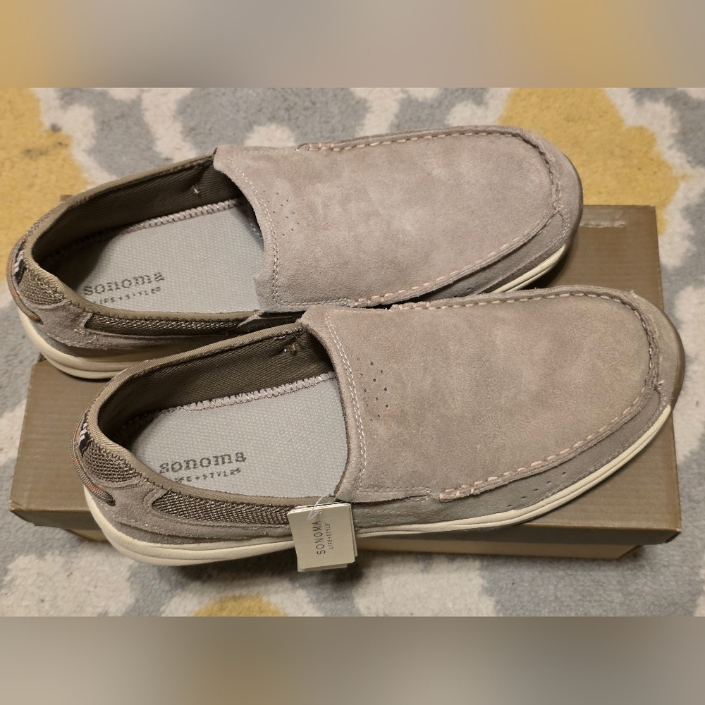 Sonoma Mens Life + Style Slip In Shoes Size 12